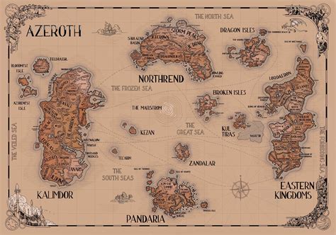 World Of Warcraft Maps Kalimdor