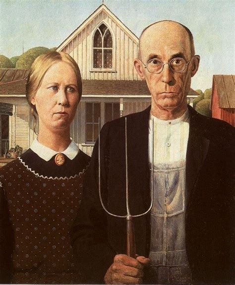 American Gothic Painting