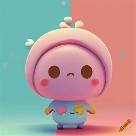 Cute sanrio-inspired riceball mascot