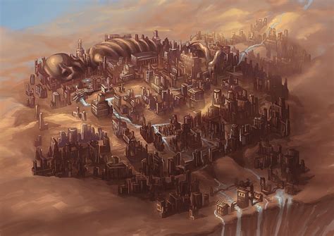 ancient desert city - Google Search | Fantasy landscape, Fantasy city, Fantasy artwork