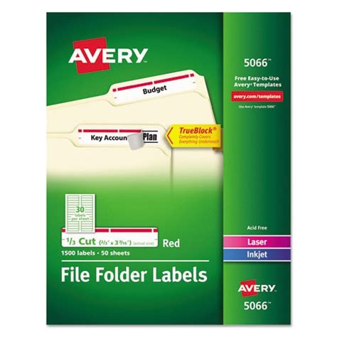 Free Avery 5066 Label Template – williamson-ga.us