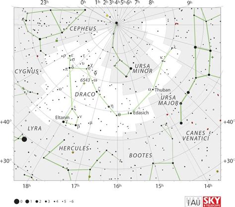 Draco (constellation) - Wikipedia | Draco constellation, Constellations ...