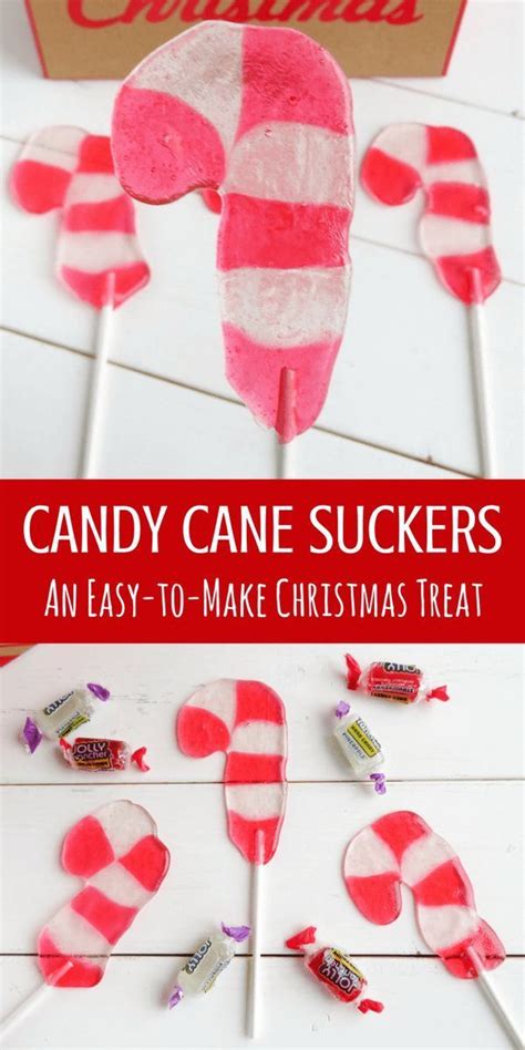 Candy Cane Suckers | Recipe | Christmas treats, Candy cane, Christmas ...