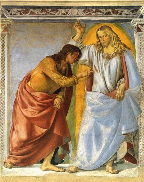 Christ and the Doubting Thomas - Signorelli Luca Italian Renaissance ...