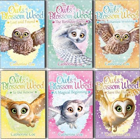 Catherine Coe 6 Books Collection The Owls of Blossom Wood - Ages 5-7 ...