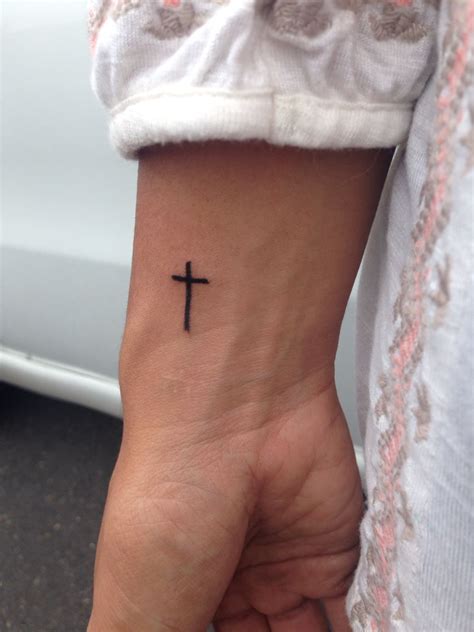 Cross Wrist Tattoos For Men