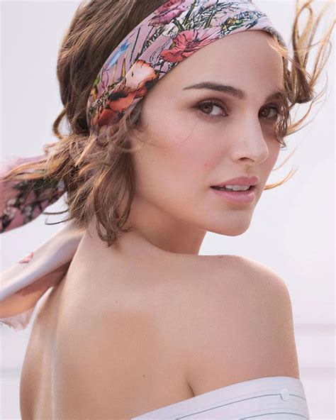 Natalie Portman wearing Secret lashes for new Miss Dior fragrance Camp