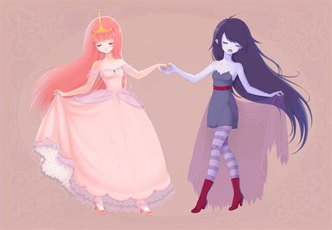 BubbLine - Princess Bubblegum x Marceline Fan Art (35530826) - Fanpop