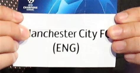 Man City Champions League fixtures in full as they discover group stage ...