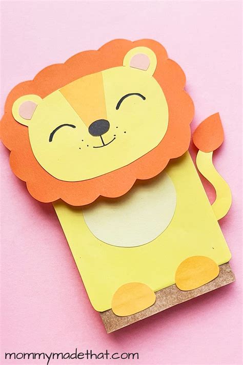 Update more than 123 lion paper bag puppet template - kidsdream.edu.vn