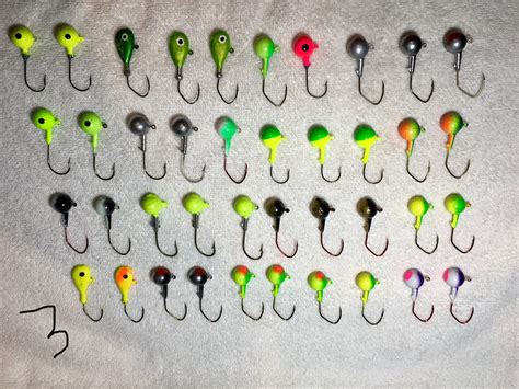 Walleye jigs- 5/8 oz. 3 packs of 40 count | Michigan Sportsman - Online Michigan Hunting and ...