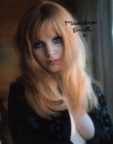 BOND GIRL MADELINE SMITH LIVE & LET DIE IN PERSON SIGNED PHOTO – LBL AUTOGRAPHS