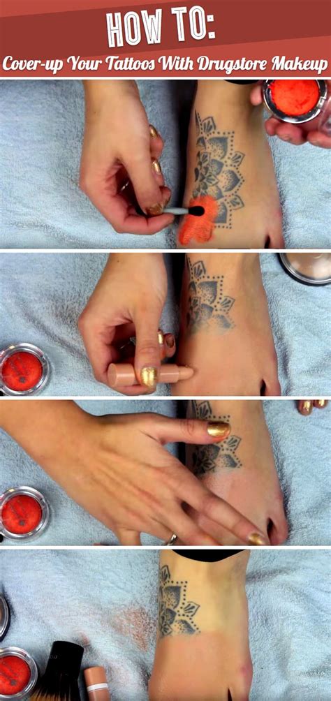 Here's A Technique To Magically Cover-up Your Tattoos With Drugstore Makeup – Cute DIY Projects ...