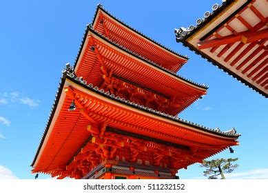 Kiyomizudera Temple Kyoto Japan Red Pagoda Stock Photo 511232152 ...