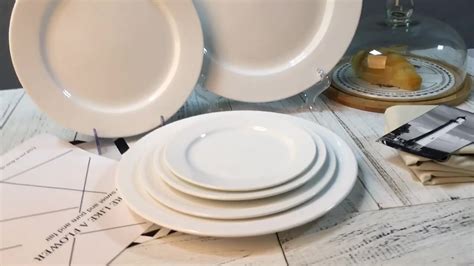 White Round Porcelain Ceramic Dinner Plate For Catering - Buy Ceramic Dinner Plate,Dinner Plate ...