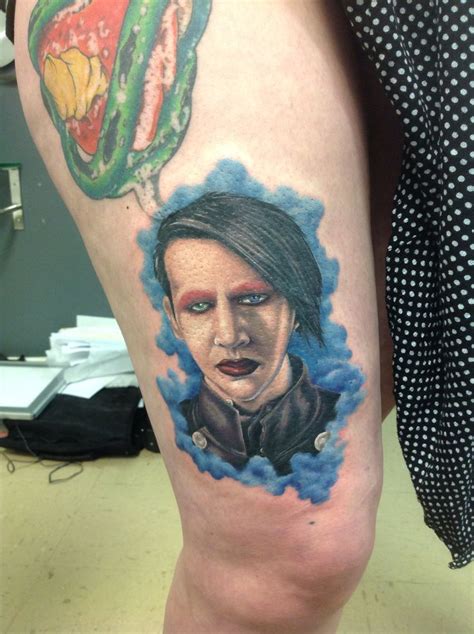 Marilyn Manson tattoo | Marilyn manson tattoo, Tattoos, Popular tattoos