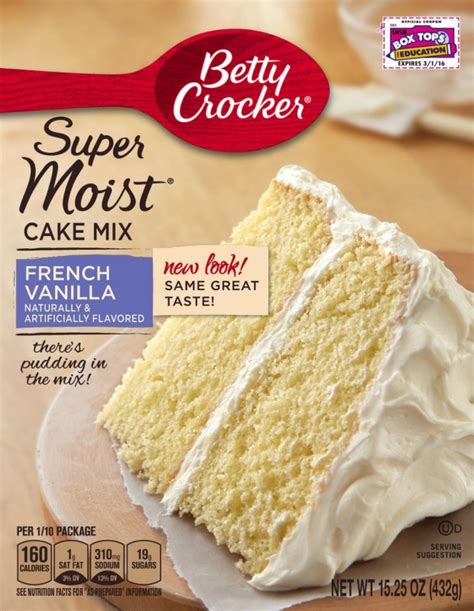 Vanilla Betty Crocker Cake Mix Recipes / Betty crocker french vanilla ...