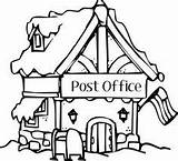 Post Office Drawing At GetDrawings  Free Download sketch template