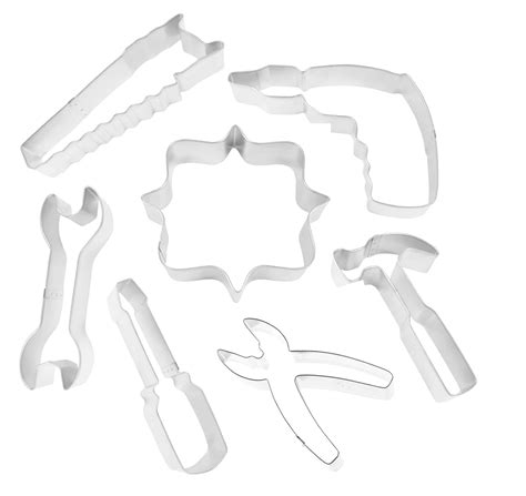 7 Piece Tool Cookie Cutter Set | The Cookie Cutter Shop