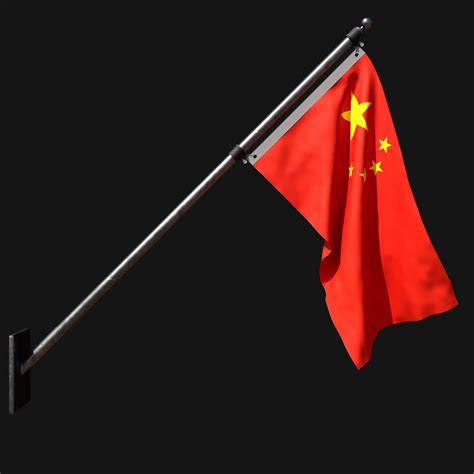 Flag of China 03 - 3D Model by ERTAN ZORLU