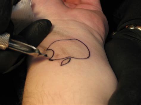 Outline | Finally getting my Apple logo tattoo. For those ot… | Flickr
