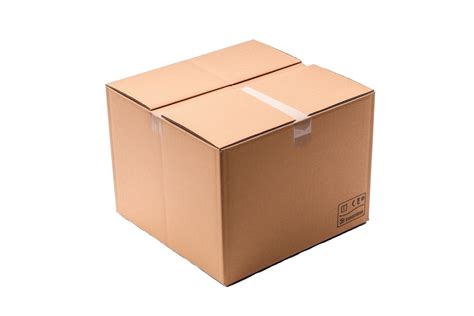 Cardboard box isolated on transparent background. PNG file, cut out. AI ...