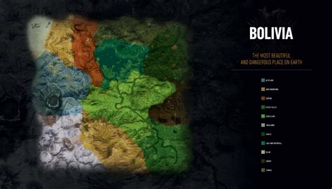 Ghost Recon Wildlands Map of Bolivia Revealed - Rocket Chainsaw