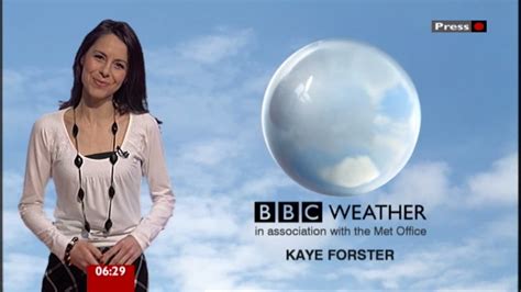 UK Regional News Caps: Kaye Forster - BBC Regional Weather