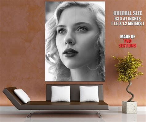 Scarlett Johansson Actress Avengers Huge Giant Print Poster