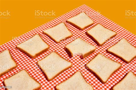 American Breakfast Perfectionism And Minimalism Uncooked Bread Toasts ...