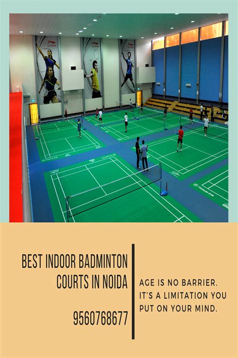 Indoor Badminton Courts in Noida | Badminton court, Badminton ...