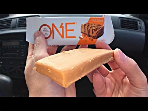 ONE Peanut Butter Pie Protein Bar Review - YouTube