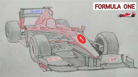 How to Draw a Formula 1 Car | How to create car | india best Draw car | 5 mint me draw kre car ...