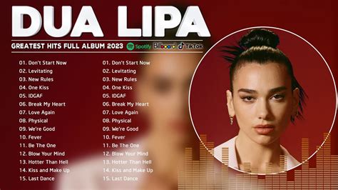 Dua Lipa Greatest Hits 2023 - Dua Lipa Best Songs Full Album 2023 - New Popular Songs - YouTube
