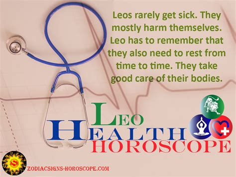 Leo Health Horoscope: Astrology Health Predictions for Leo Zodiac