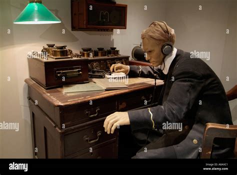 Museum of American History Morse code display Stock Photo - Alamy