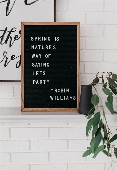 Minimal Spring Mantel | Spring quotes, Letterboard signs, Letter board