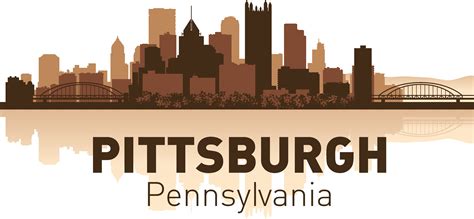 Pittsburgh Skyline Free Vector cdr Download - 3axis.co