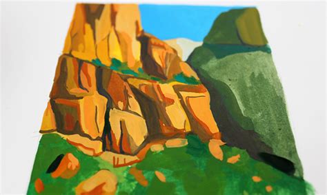 How to Paint a Landscape in Gouache | Craftsy