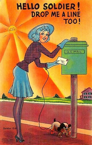 Vintage World War II Postcard - Hello Soldier, Tichnor Qua… | Flickr