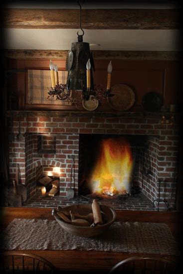 Fanatic's Country Attic | Cozy fireplace, Fireplace, Primitive fireplace