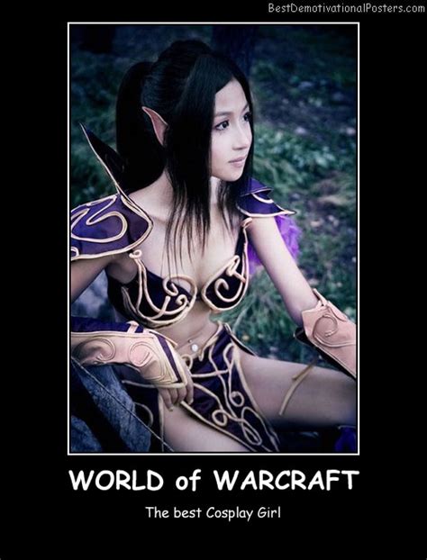 World of Warcraft Cosplay - Demotivational Poster