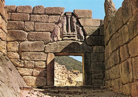 The Lion Gate, ancient Mycenae, Greece | Mycenae, Lion gate mycenae ...