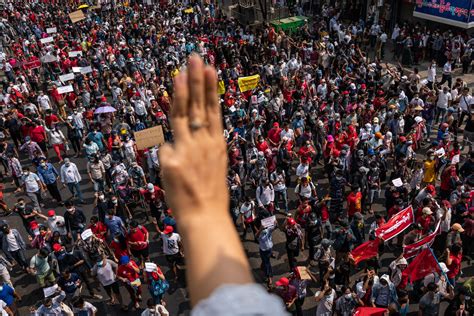 MYANMAR PROTESTS LIVE: Hundreds of thousands continue to defy ban on ...