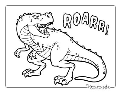 Best Dinosaur Coloring Pages for Kids & Adults