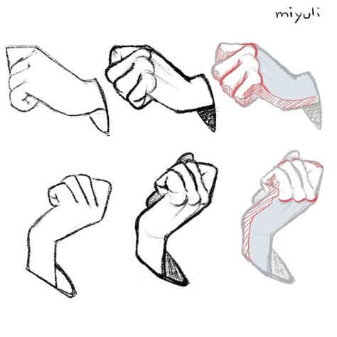 Miyuli みゆり on Twitter: "Knuckles… " | Hand drawing reference, Drawing reference poses, Figure ...