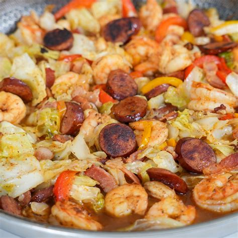 Best Southern Fried Cabbage with Shrimp - One Stop Chop