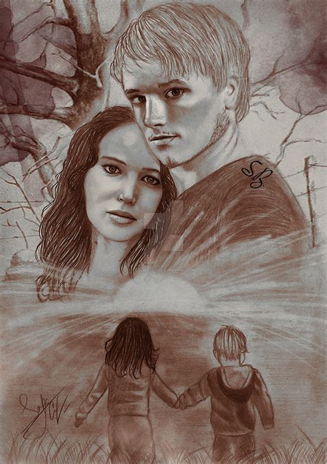 Peeta/Katniss Fanart - Epilogue - Peeta Mellark and Katniss Everdeen ...