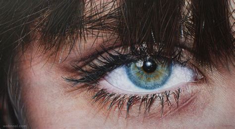 Realistic Eye Painting By Simon Hennessey 2