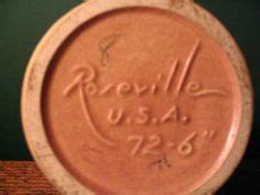 The Roseville Pottery Company was founded in 1890. Roseville initially produced simple ...
